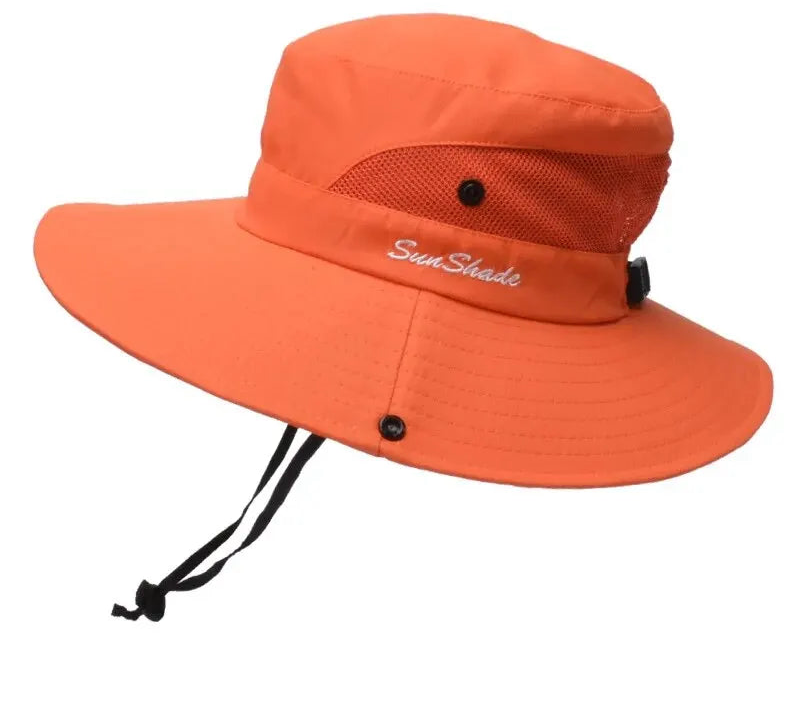 Ponytail Hole Breathable Sun Hat