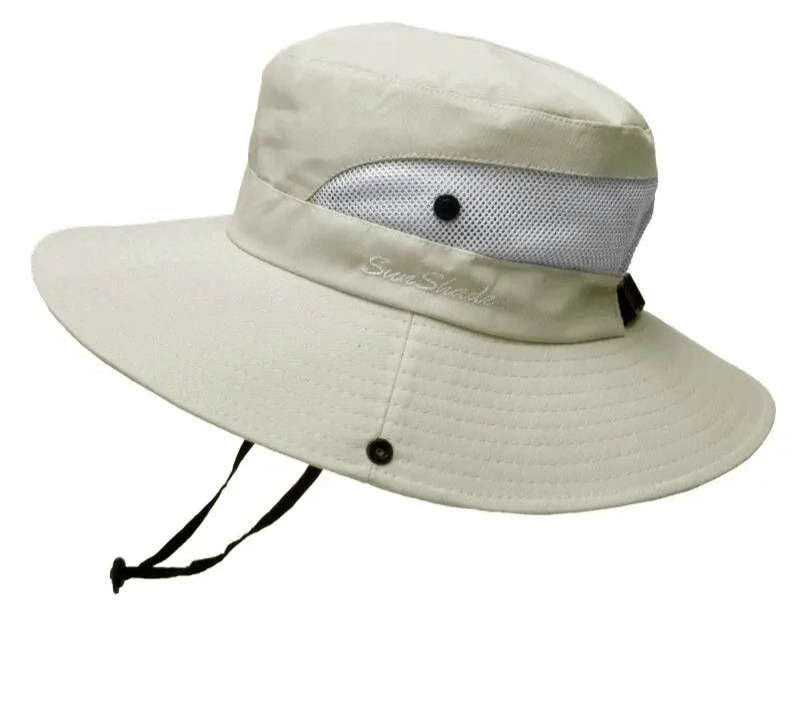 Ponytail Hole Breathable Sun Hat