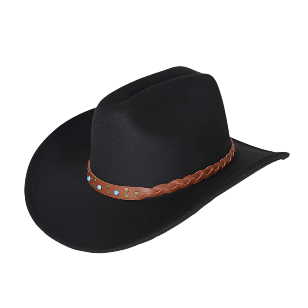Braided Band Cowboy Hat