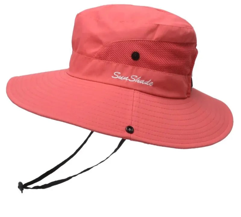 Ponytail Hole Breathable Sun Hat