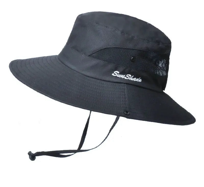 Ponytail Hole Breathable Sun Hat