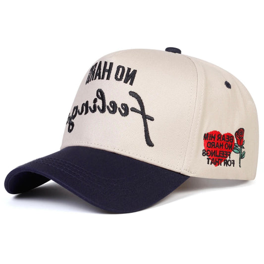 No Hard Feeling’ Embroidered Ball Cap