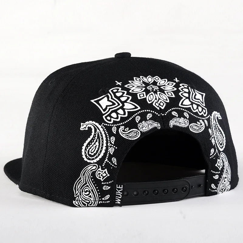 Flip Cross Embroidered SnapBack Hat
