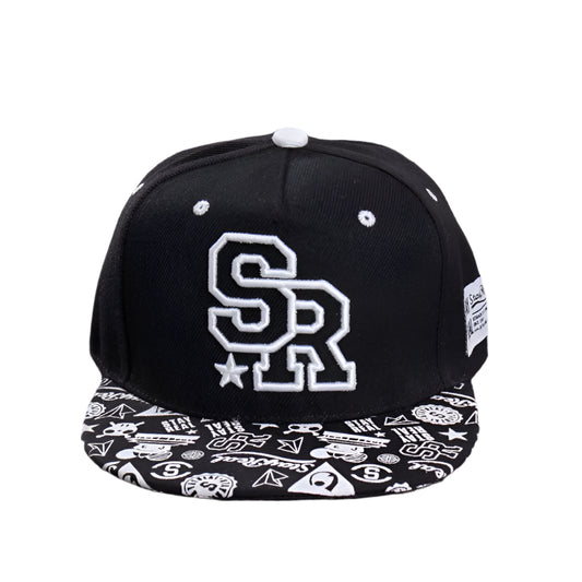 Letters "SR" Embroidered Snapback