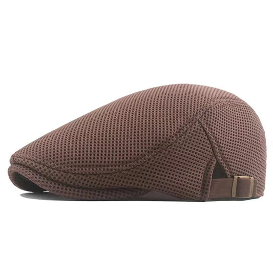 Mesh Adjustable Flat Cap