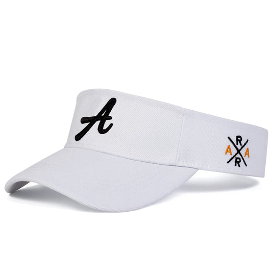 Monogram A Embroidered Visor
