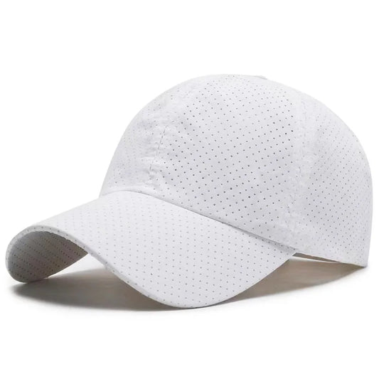 Solid Color Breathable Ball Cap