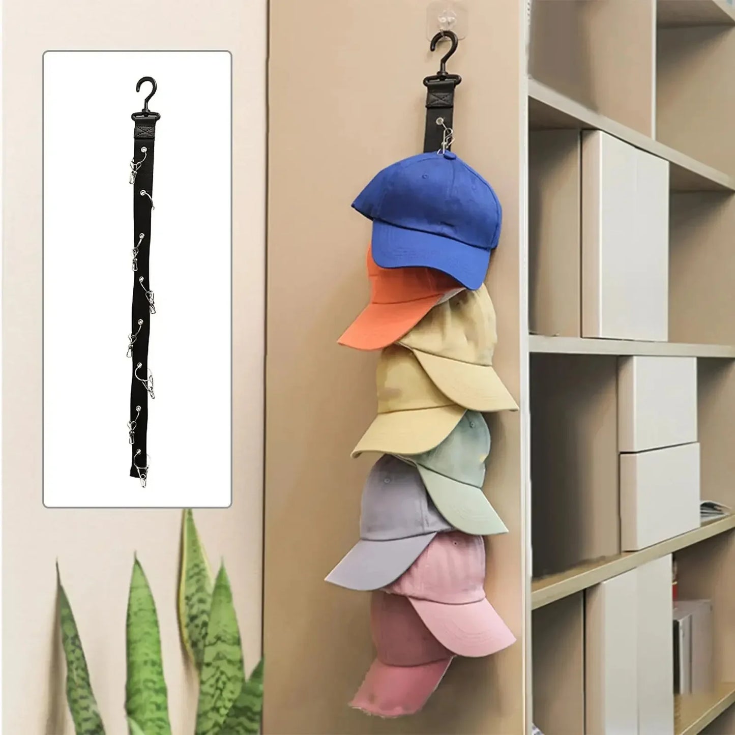 Hanging Metal Clip Wall Hanger Accessory for Hats