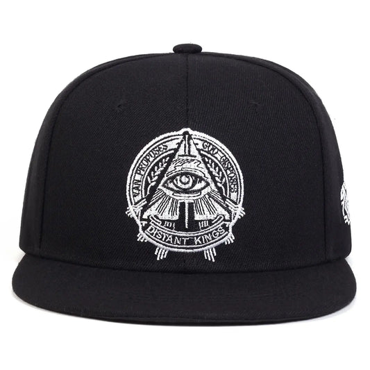 The Eye of God Faux Suede SnapBack Hat