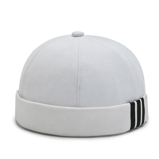3 Stripe Brimless Cap