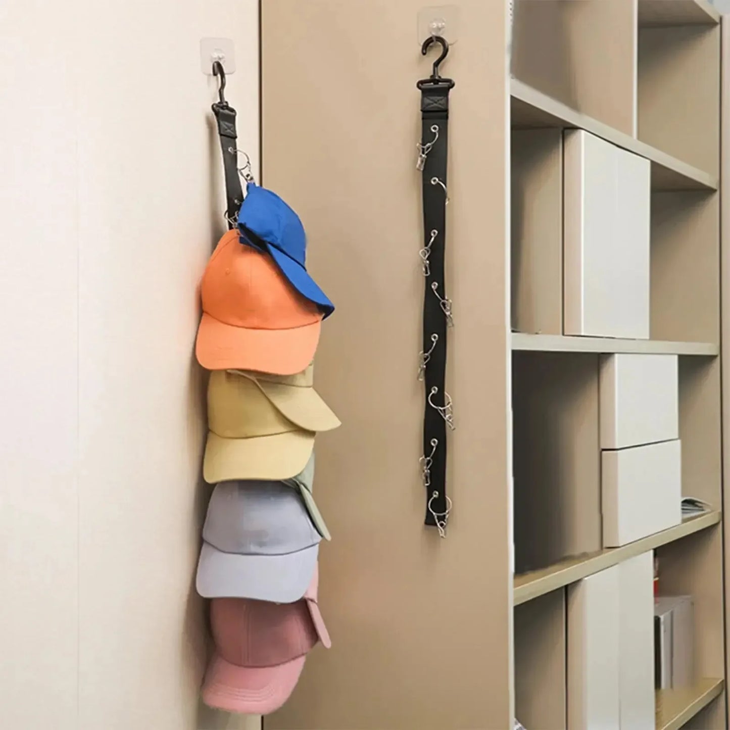 Hanging Metal Clip Wall Hanger Accessory for Hats