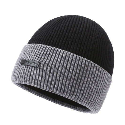 Padded And Knitted Skullcap