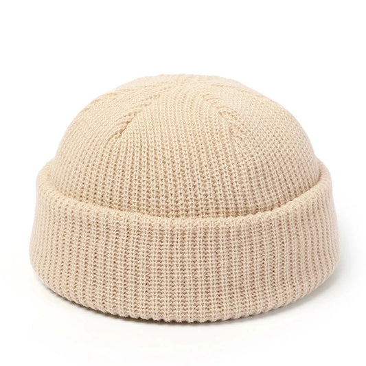 Knitted Solid Color Skullcap