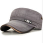 Tie-Dye Warped Knitted Flat Cap