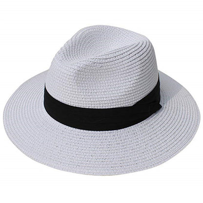 Black Ribbon Fedora Hat