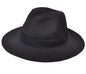 Black Ribbon Fedora Hat