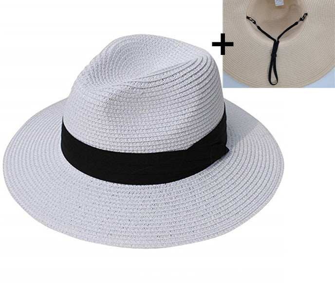 Black Ribbon Fedora Hat