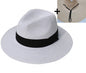 Black Ribbon Fedora Hat
