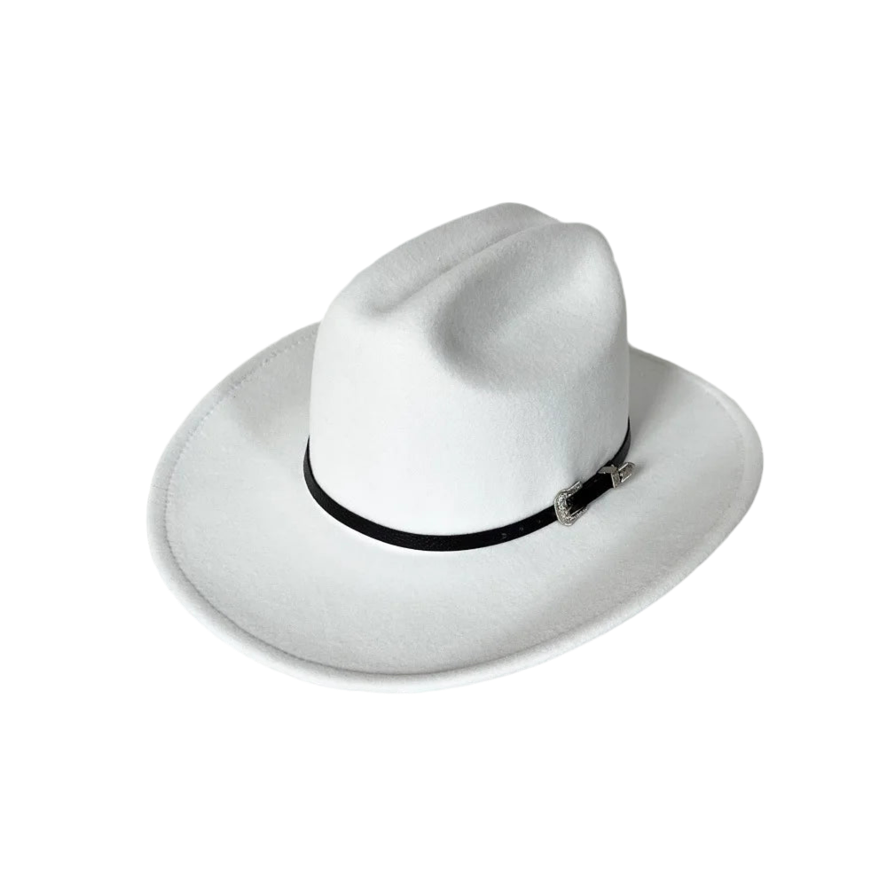 Silver Buckle Cowboy Hat