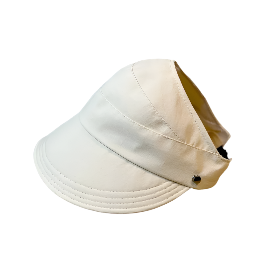 Foldable Wide Brim Half-Cap Visor