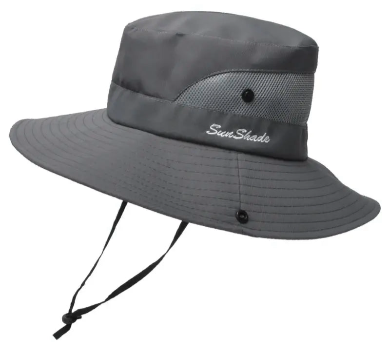 Ponytail Hole Breathable Sun Hat