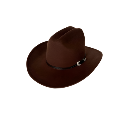 Silver Buckle Cowboy Hat
