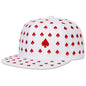 Playing Card Suit Embroidered Snapback
