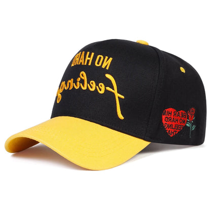 No Hard Feeling’ Embroidered Ball Cap