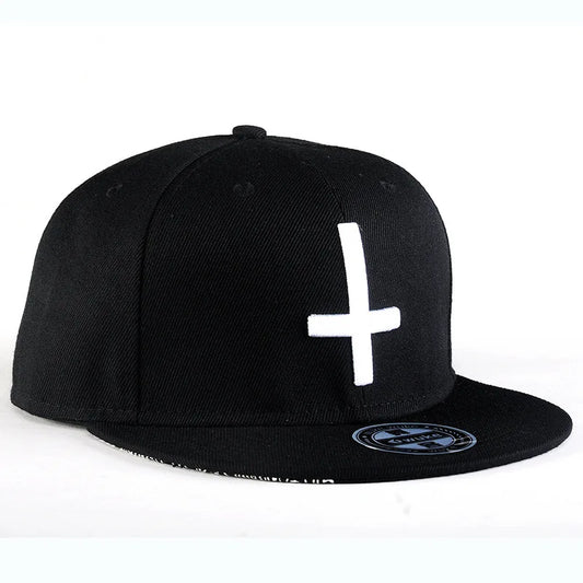 Flip Cross Embroidered SnapBack Hat