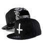 Flip Cross Embroidered SnapBack Hat