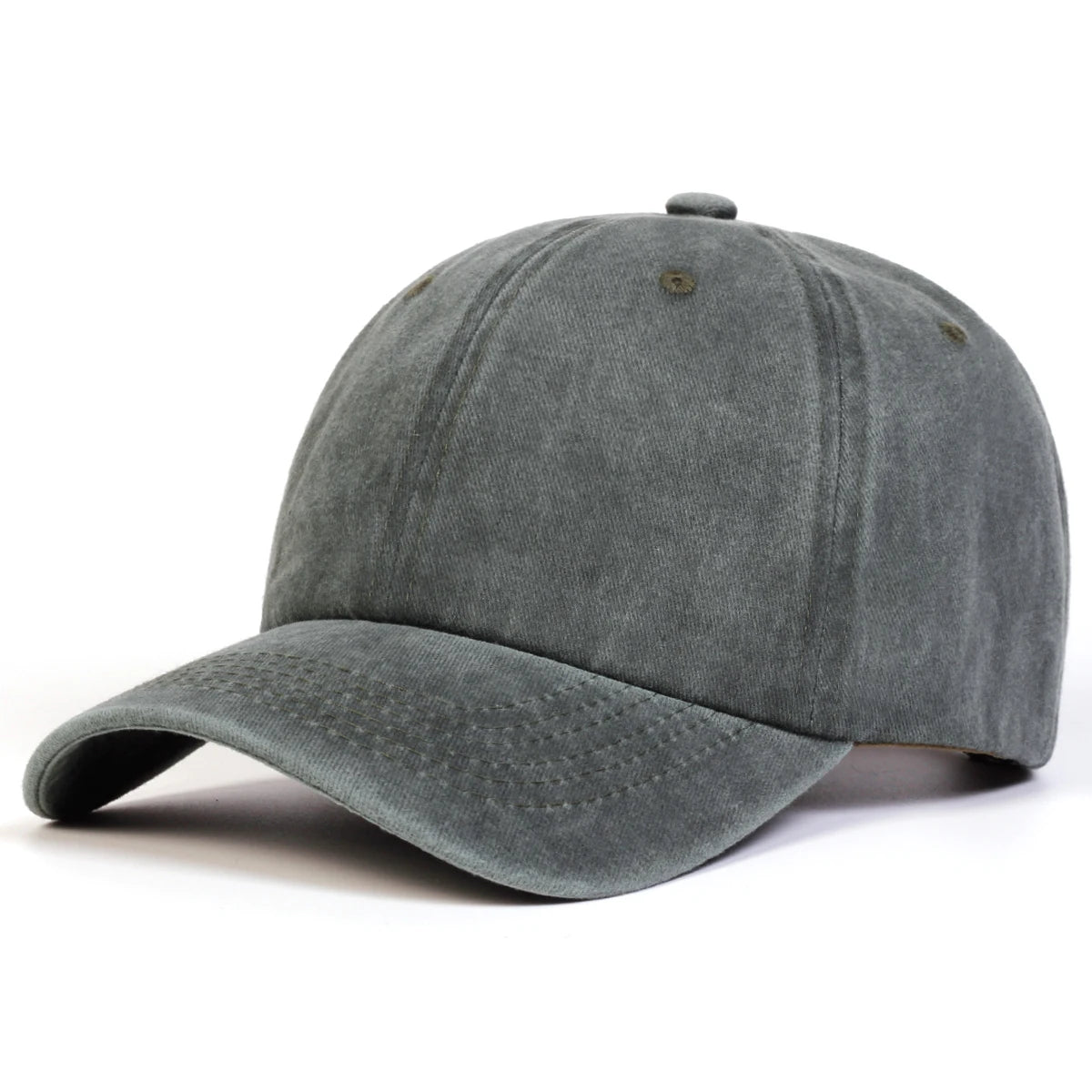 Solid Color Washed Baseball Cap