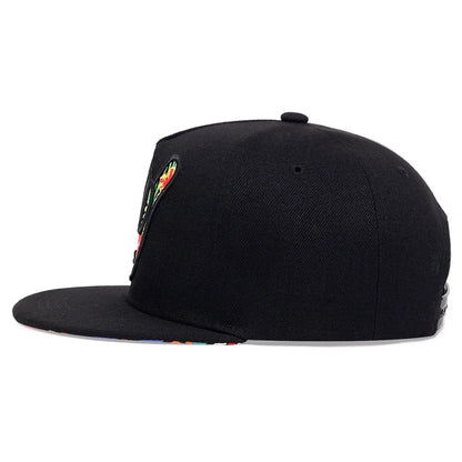 Personality Fingers Embroidered SnapBack