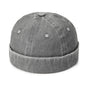 Washed Denim Docker Brimless Cap