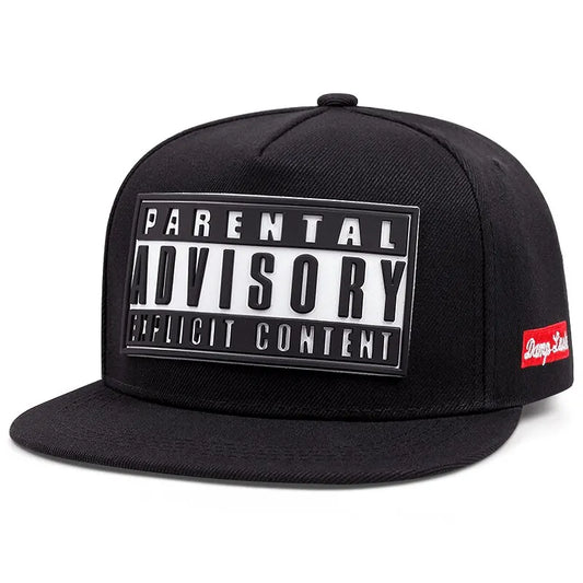 Parental Advsry - Explicit Content Badge Snapback