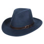 Buckled Faux Leather Banded Cowboy Hat