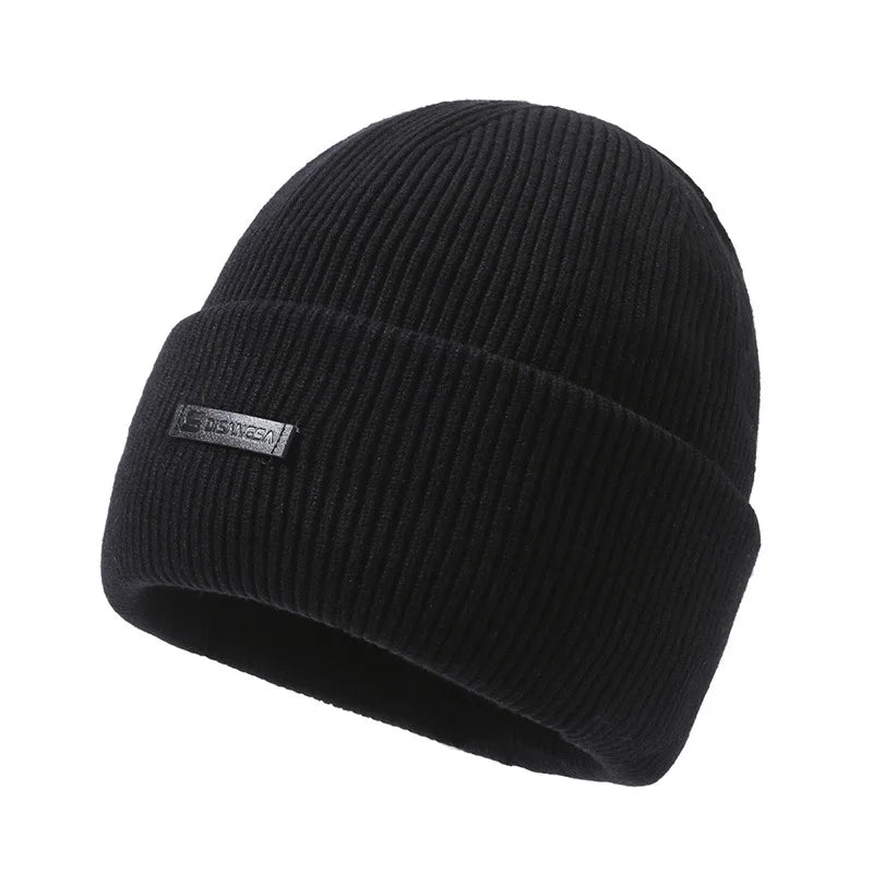 Padded And Knitted Skullcap