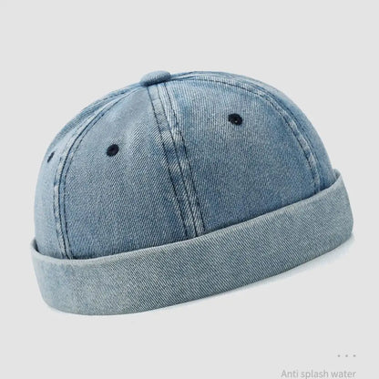 Denim Brimless Hat