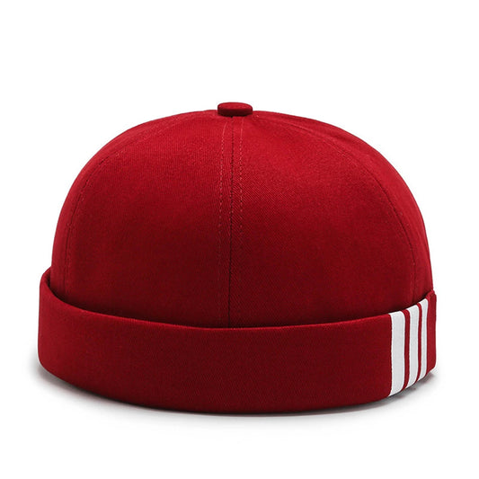3 Stripe Brimless Cap