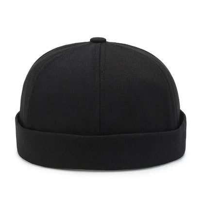 X Emblem Adjustable Brimless Skullcap