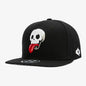 Skull Tongue Embroidered SnapBack Hat