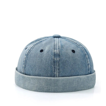 Denim Brimless Cap