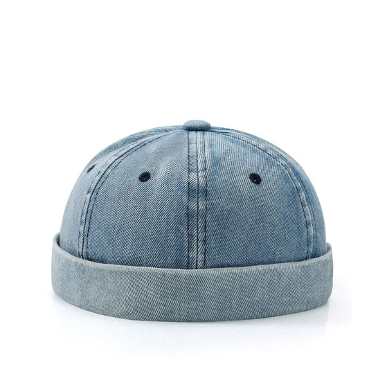 Denim Brimless Cap