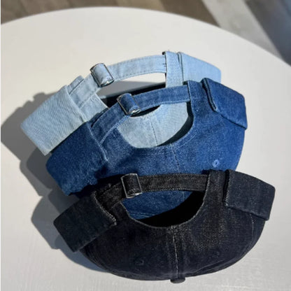 Denim Brimless Hat