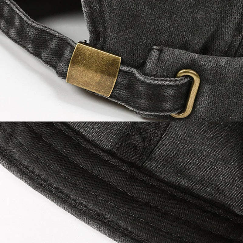 Washed Denim Docker Brimless Cap