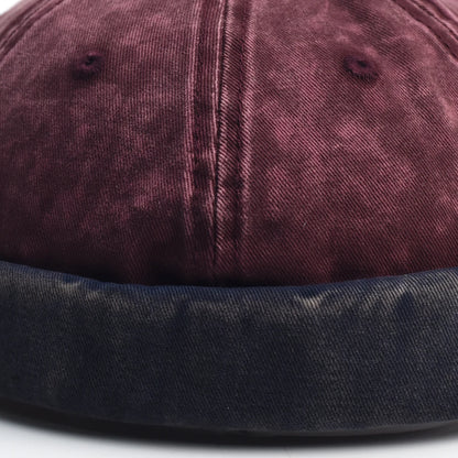 Washed Docker Brimless Cap
