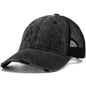 Washed Solid Color Trucker Hat