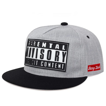 Parental Advsry - Explicit Content Badge Snapback