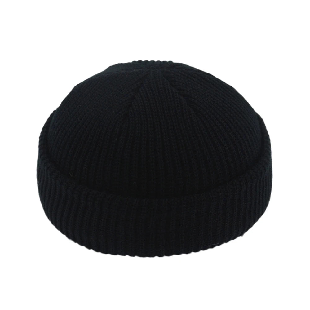 Solid Color Knitted Skull Caps