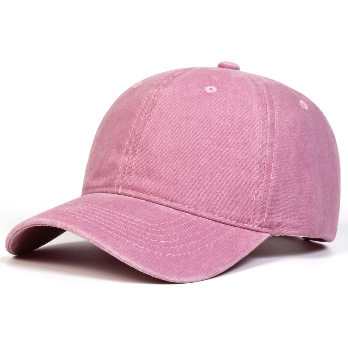 Solid Color Washed Baseball Cap