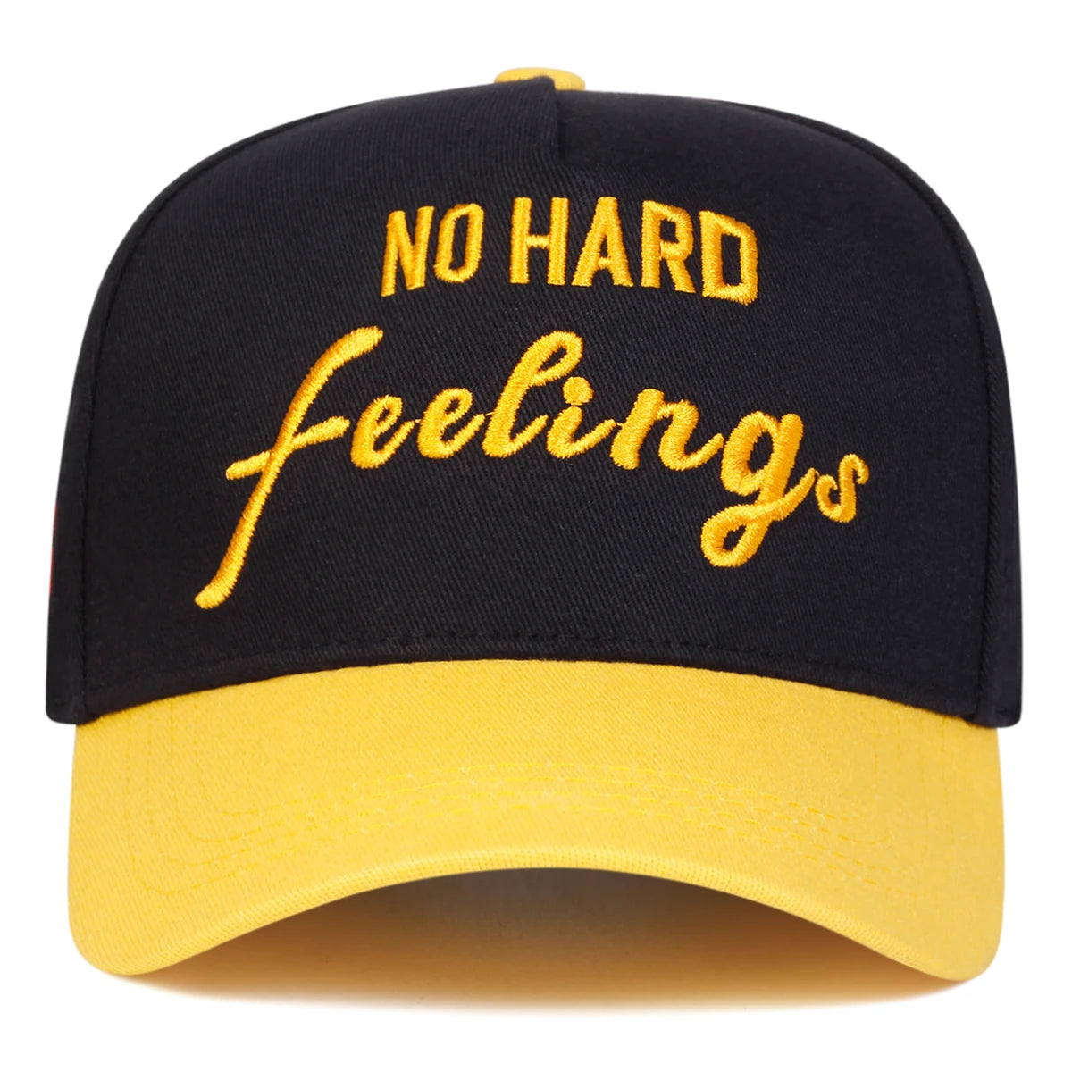 No Hard Feeling’ Embroidered Ball Cap